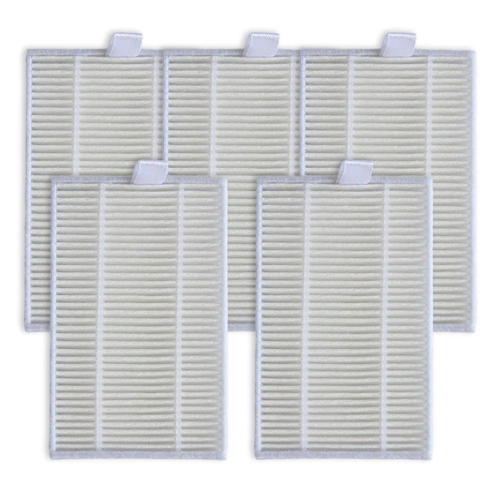 Set of 5 Compatible Replacement Filters for bObsweep PetHair SLAM Vacuum