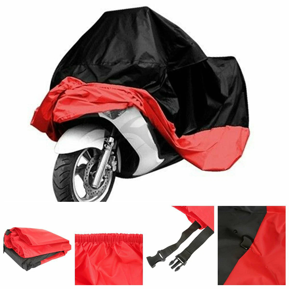 Waterproof Motorcycle Outdoor Rain Storage Cover for L/XL/XXL/XXXL/XXXXL
