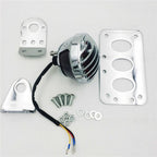 License Plate Bracket with LED Tail Light for Harley Softail