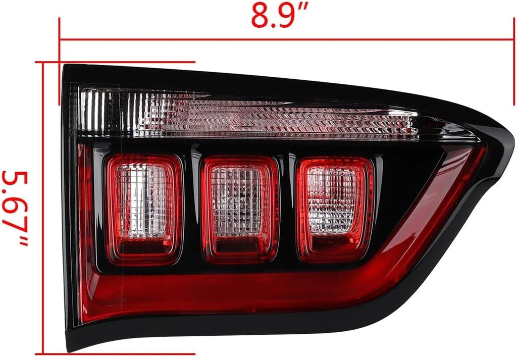 Left Inner Halogen Tail Light for Jeep Compass (2017–2026)