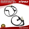 2X Brake Pad Wear Sensor Kit for BMW 528i 535i 550i 650i M5 M6 (2011–2017)