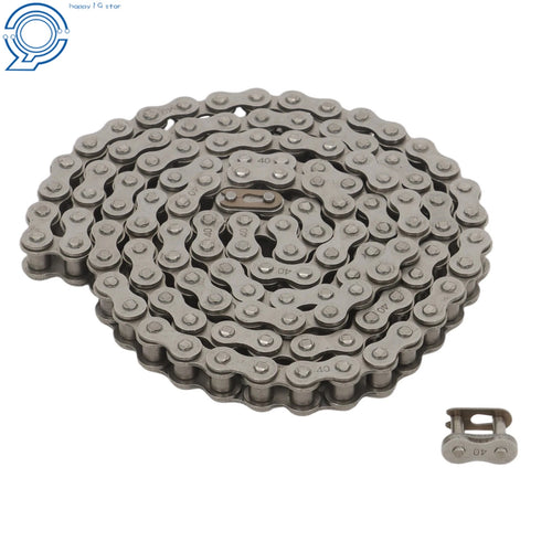 #40 Industrial Roller Chain for Various Applications (5 FT Length)