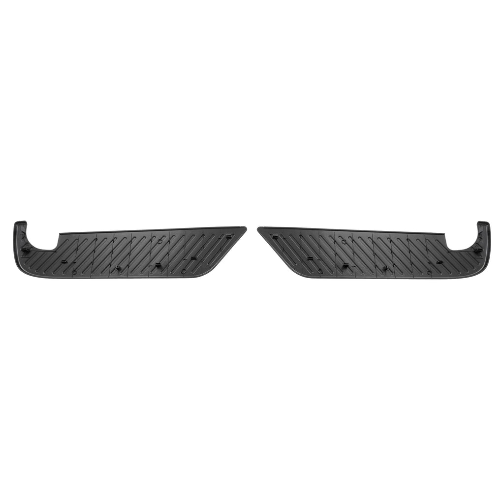 Set of 2 Black Rear Step Bumper Pad Covers for F150 F250 (1997–2004)