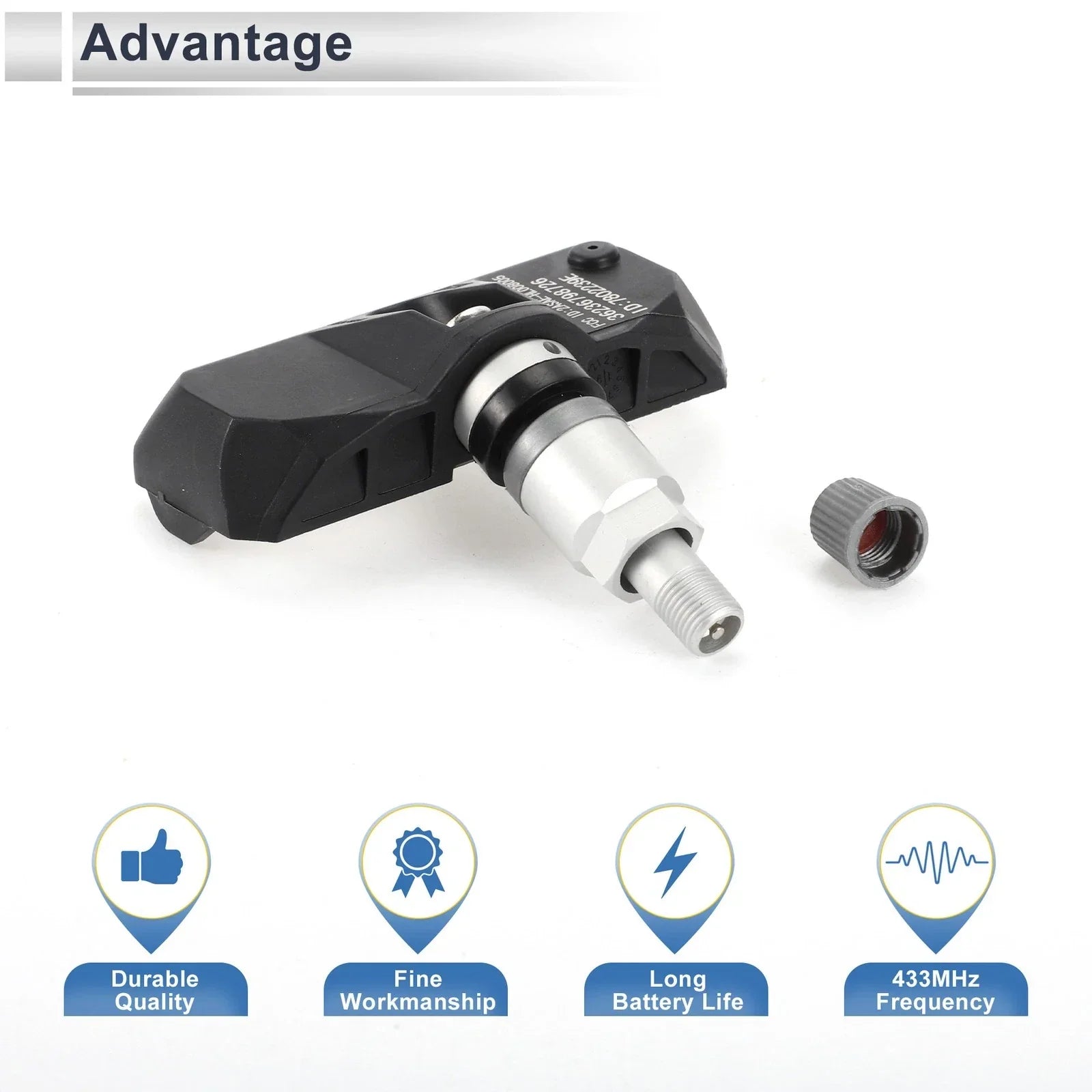 1 Pc Tire Pressure Sensor for BMW 128i 135i (2008-2010) 433MHz