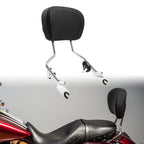 Detachable Backrest Pad Sissy Bar for Harley Touring Street Glide (2009–Present) Chrome