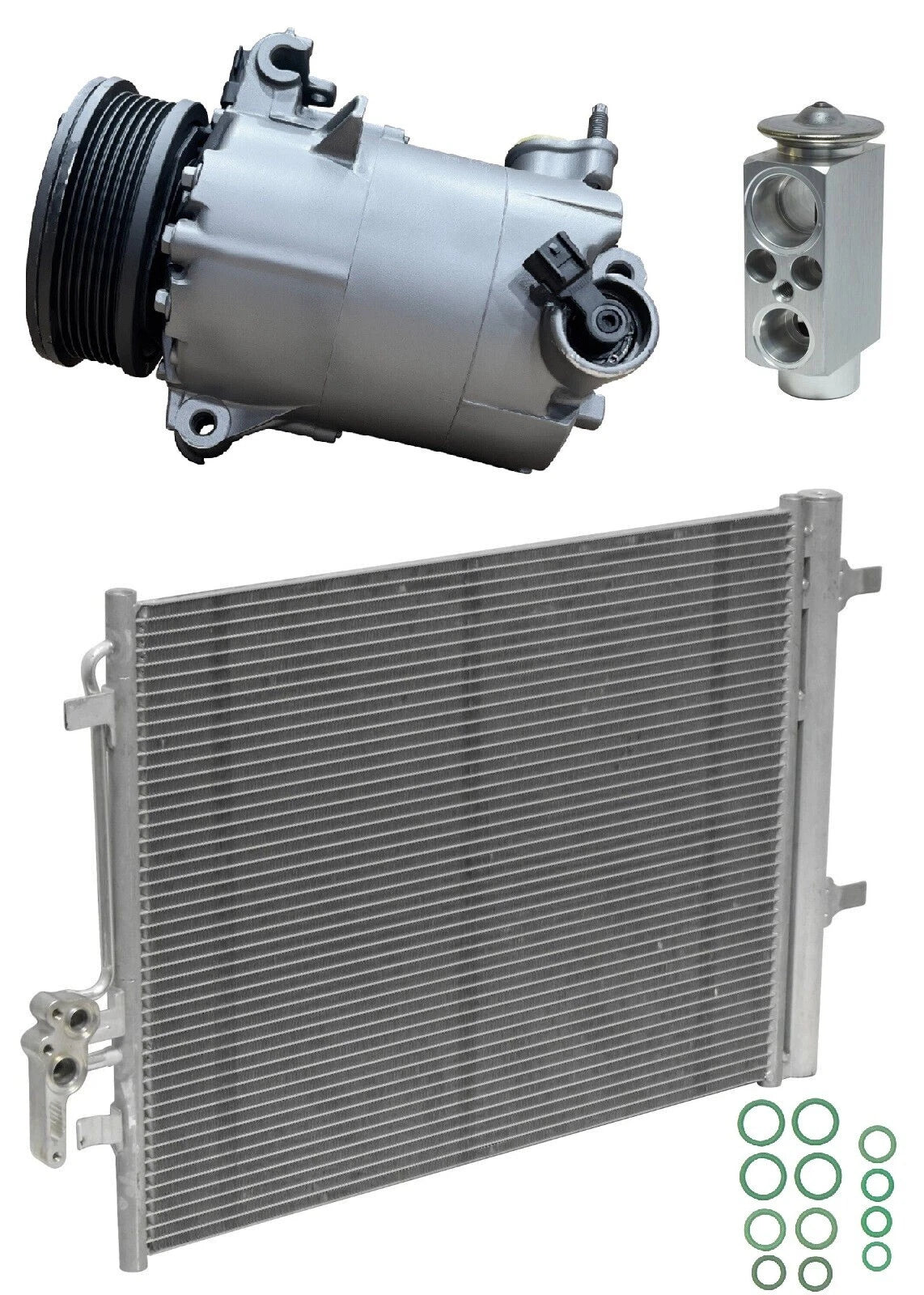 AC Compressor Kit with Condenser for Land Rover Discovery Sport 2.0L (2016–2019)