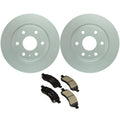 Set of 2 Bosch Front Vented Rotors & Ceramic Brake Pads for Buick Chevy GMC