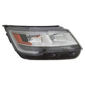Replacement Chrome Passenger Side Headlight Lens Housing w/o Signature Lighting
