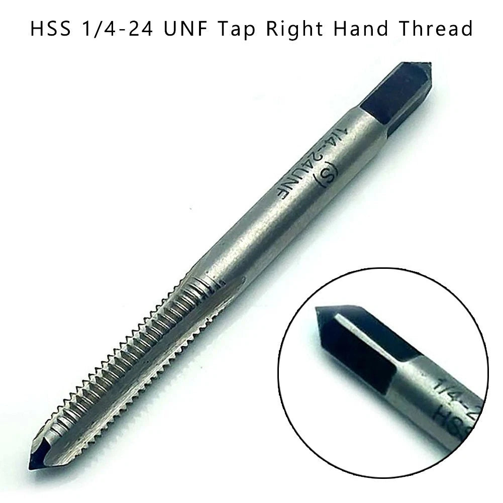 1pc Hand Tap UNF 1/4"-24 for Metalworking Tool 74mm Length