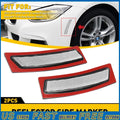 Clear Side Bumper Marker Reflector Light Lamp for BMW F30 3-Series (2012–2015)