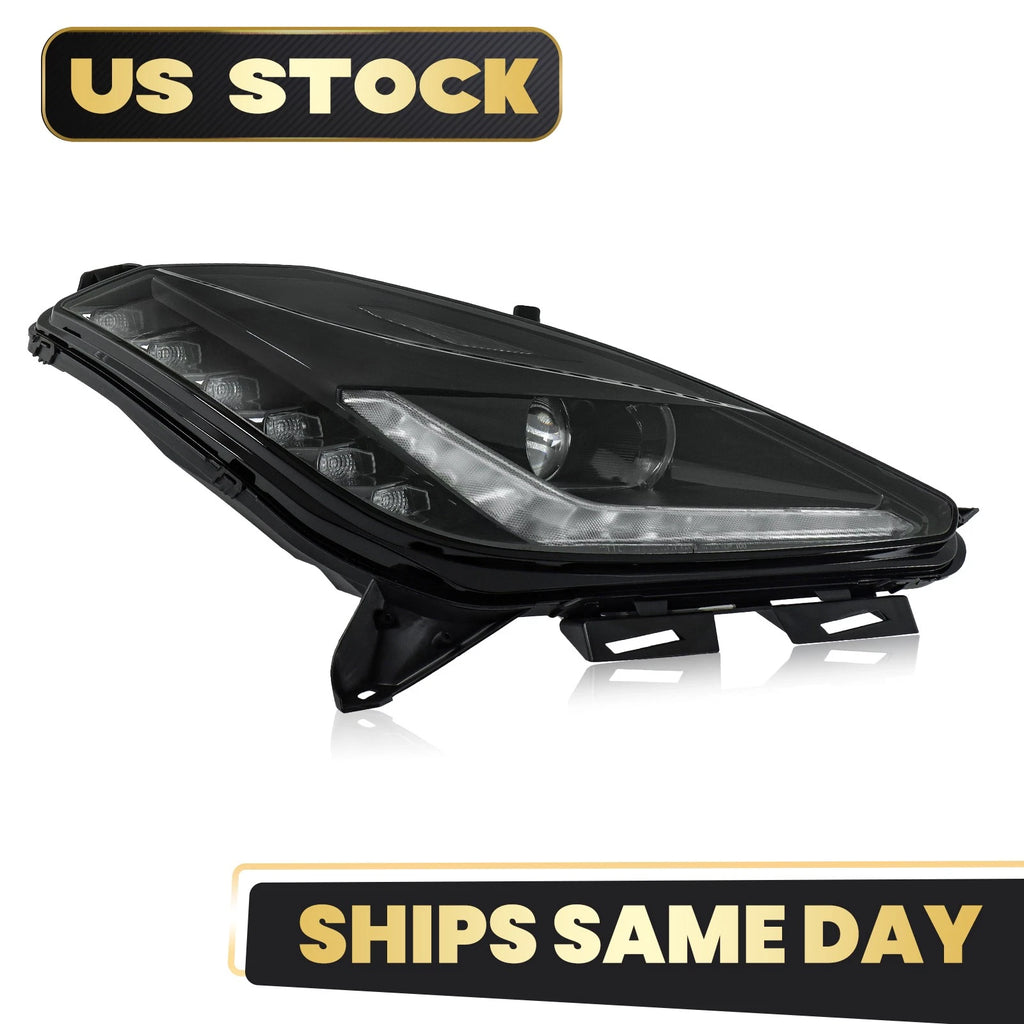 HID Headlight with Bulb & Ballast Right Side for Chevrolet Corvette (2014–2019)