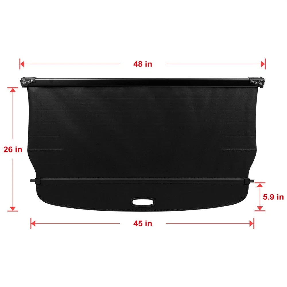 Cargo Cover for BMW X3 (2011–2017) Retractable Black