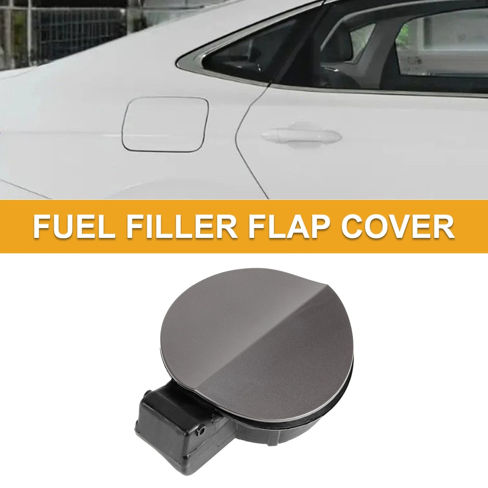 Fuel Tank Door Cap for Volkswagen CC (2006–2012) Dark Gold Tone