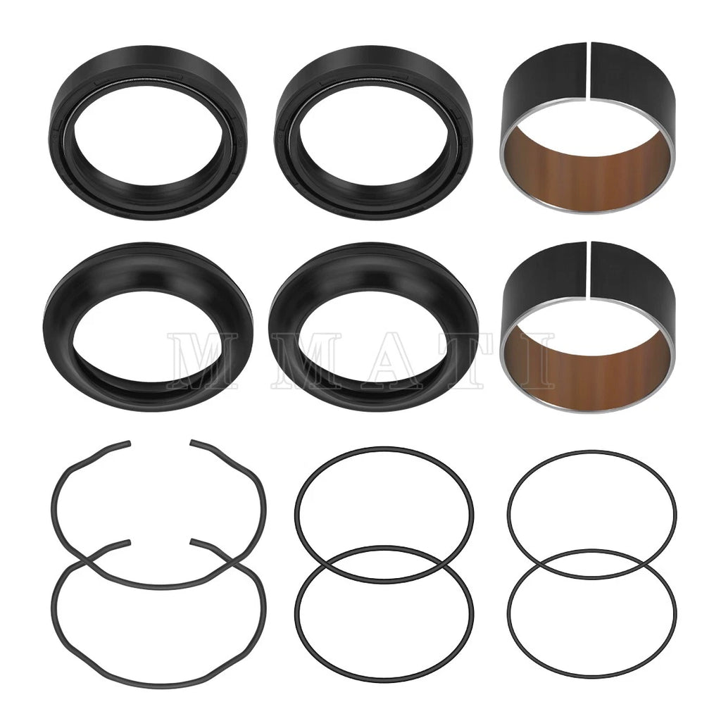 Front Fork Damper Bushing Dust Oil Seals Kit for Suzuki GSXR1000 (2009–2024)