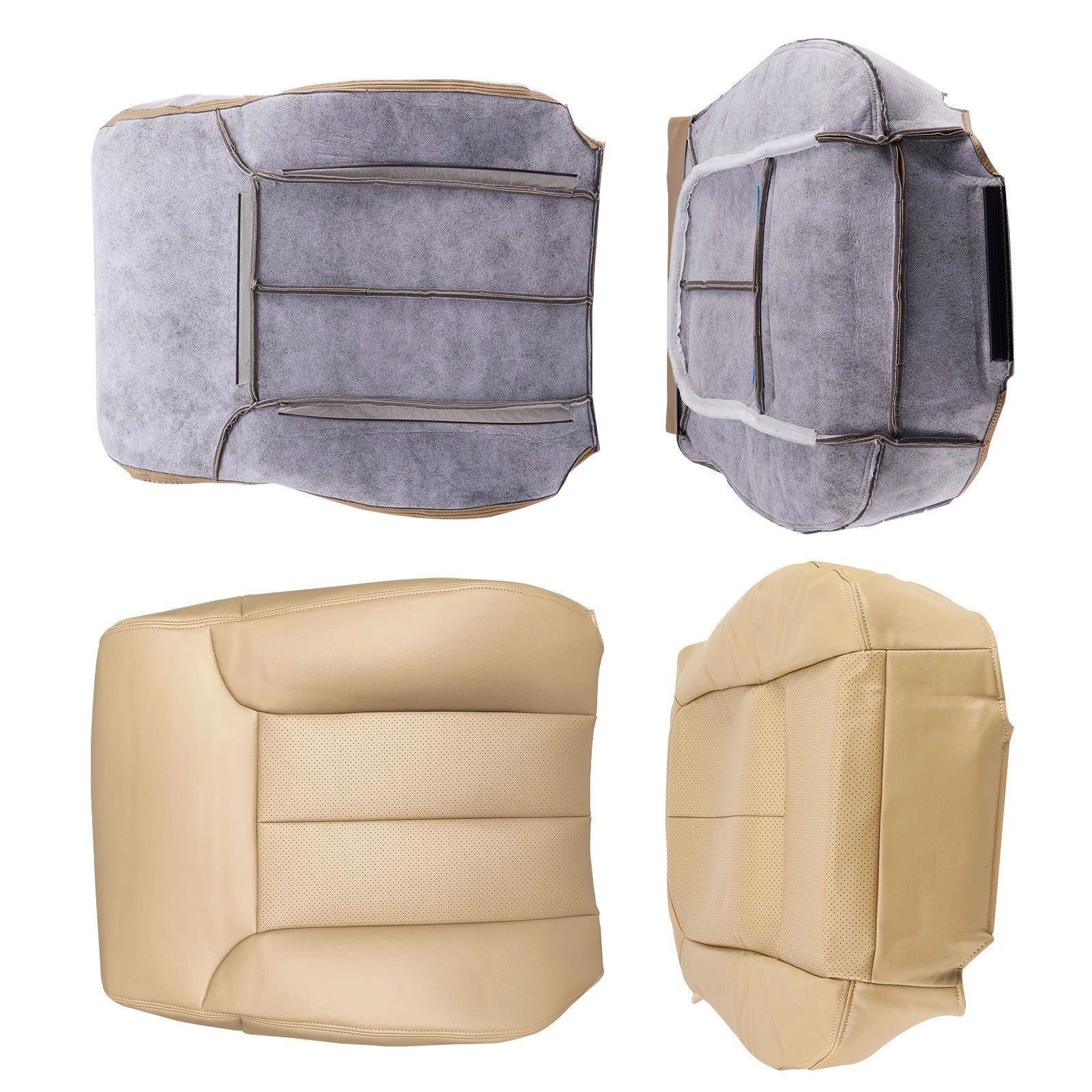 Set of 2 Tan Seat Covers for Ford F150 Lariat (2009–2014)