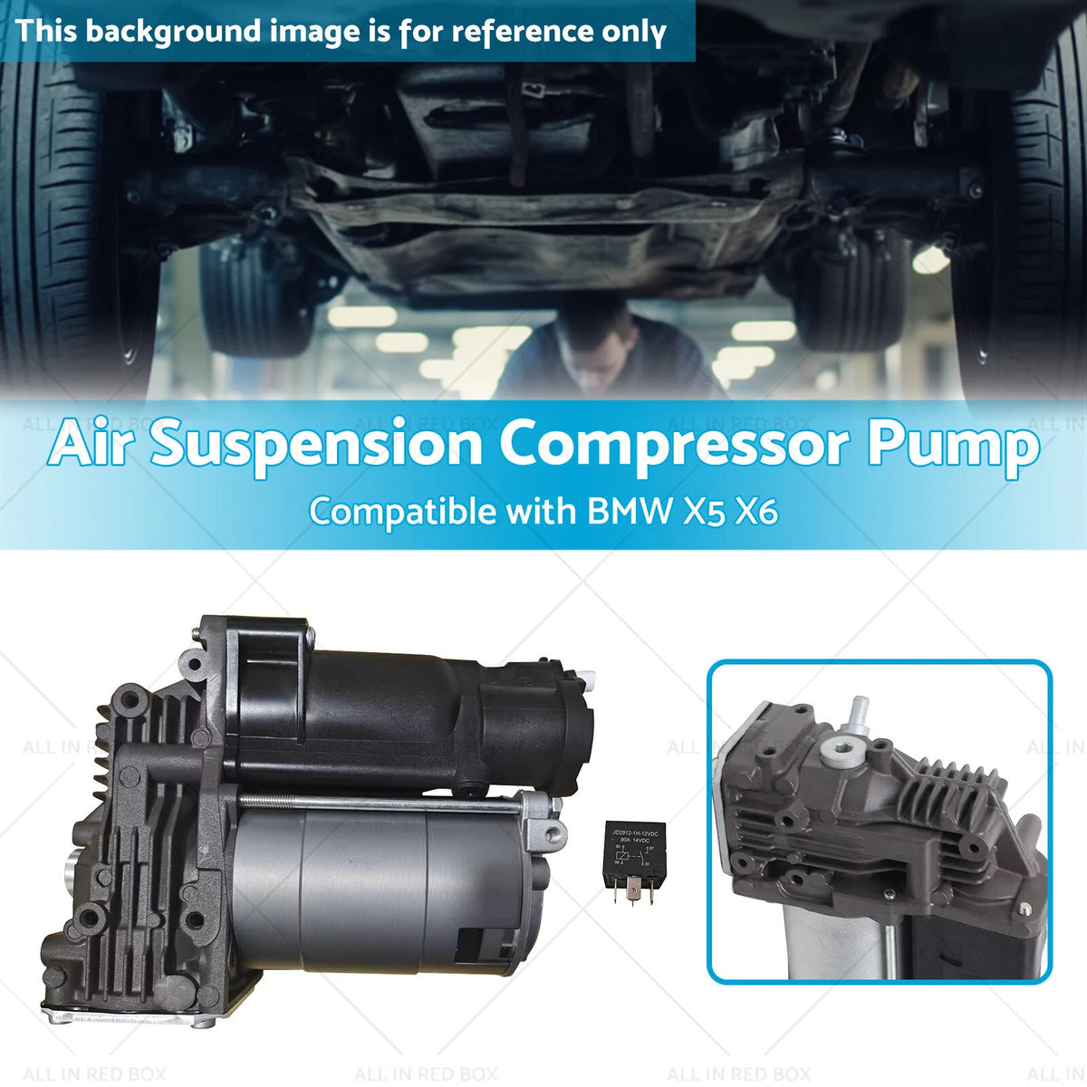 Air Suspension Compressor Pump for BMW X5 E70 X6 E71 E72 (2007–2013) 37206789938
