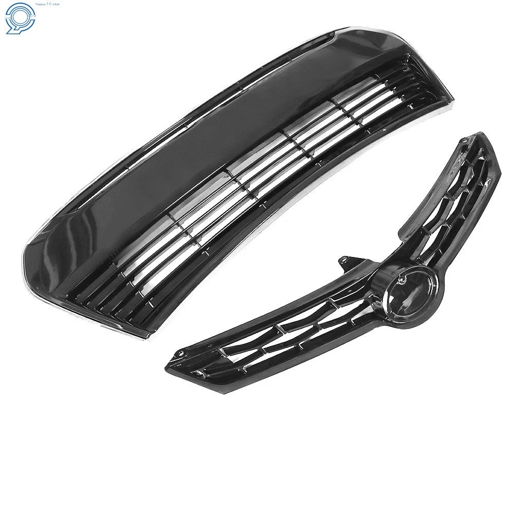Front Bumper Grille for Toyota Corolla S (2014-2016) Gloss Black