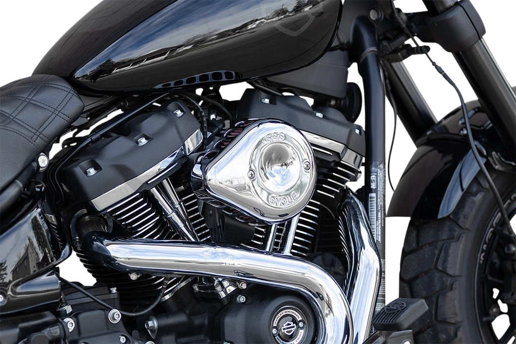 S&S Cycle Mini Teardrop Stealth Air Cleaner Kit for Harley (170-0435C)