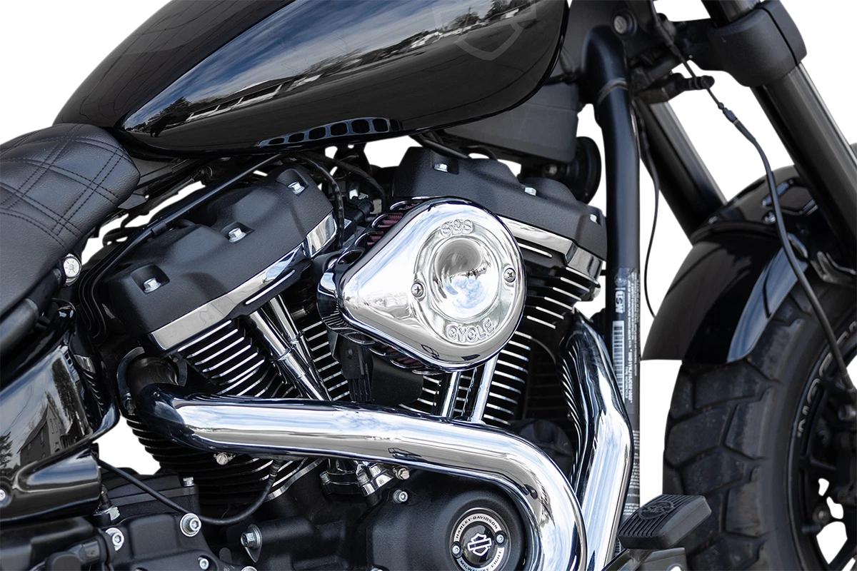 S&S Cycle Mini Teardrop Stealth Air Cleaner Kit for Harley (170-0435C)