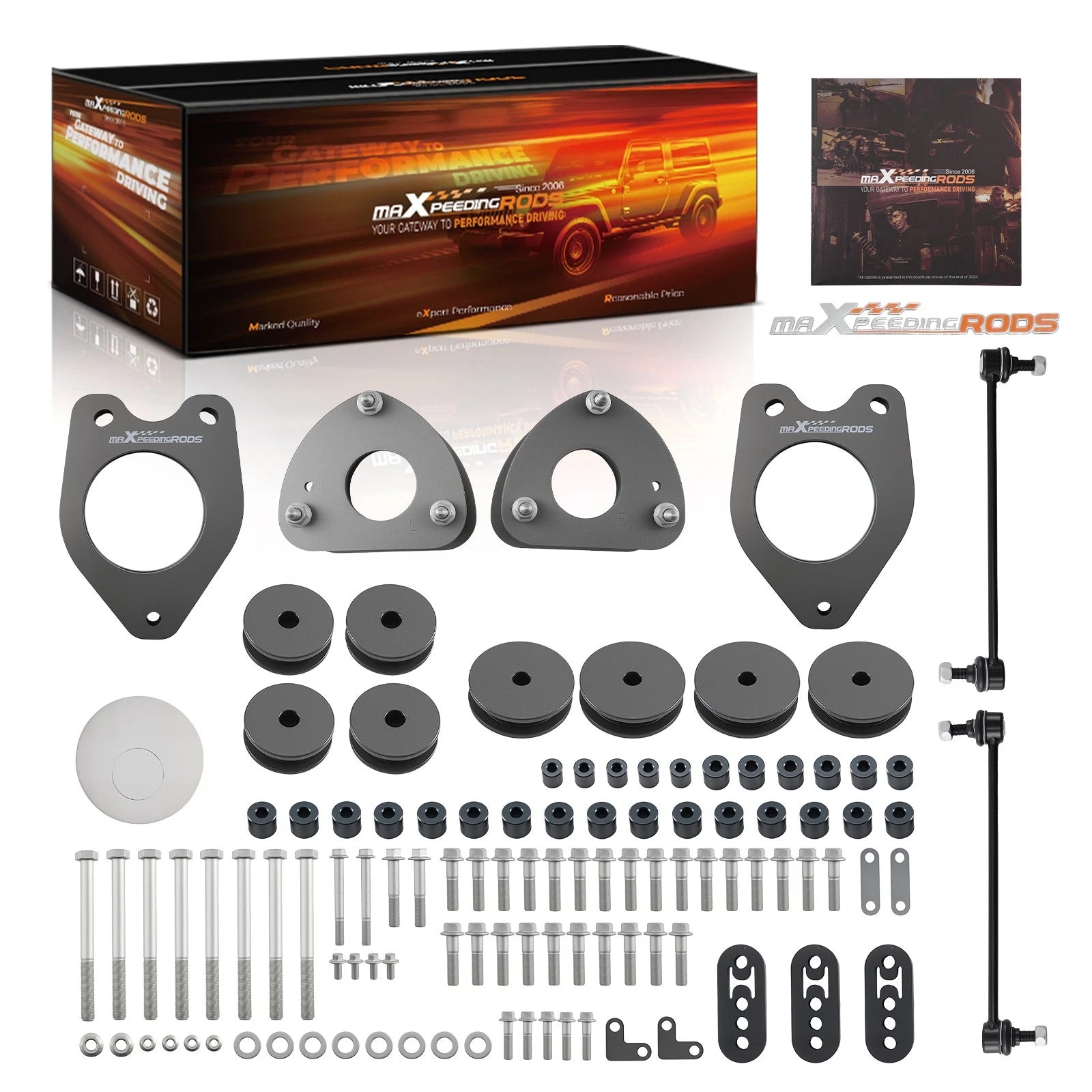 2.5" Leveling Lift Spacers for Honda Ridgeline (2017–2026)