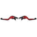 CNC Red Extendable Brake Clutch Levers for Suzuki GSXR600 GSXR750 (2004-2005)