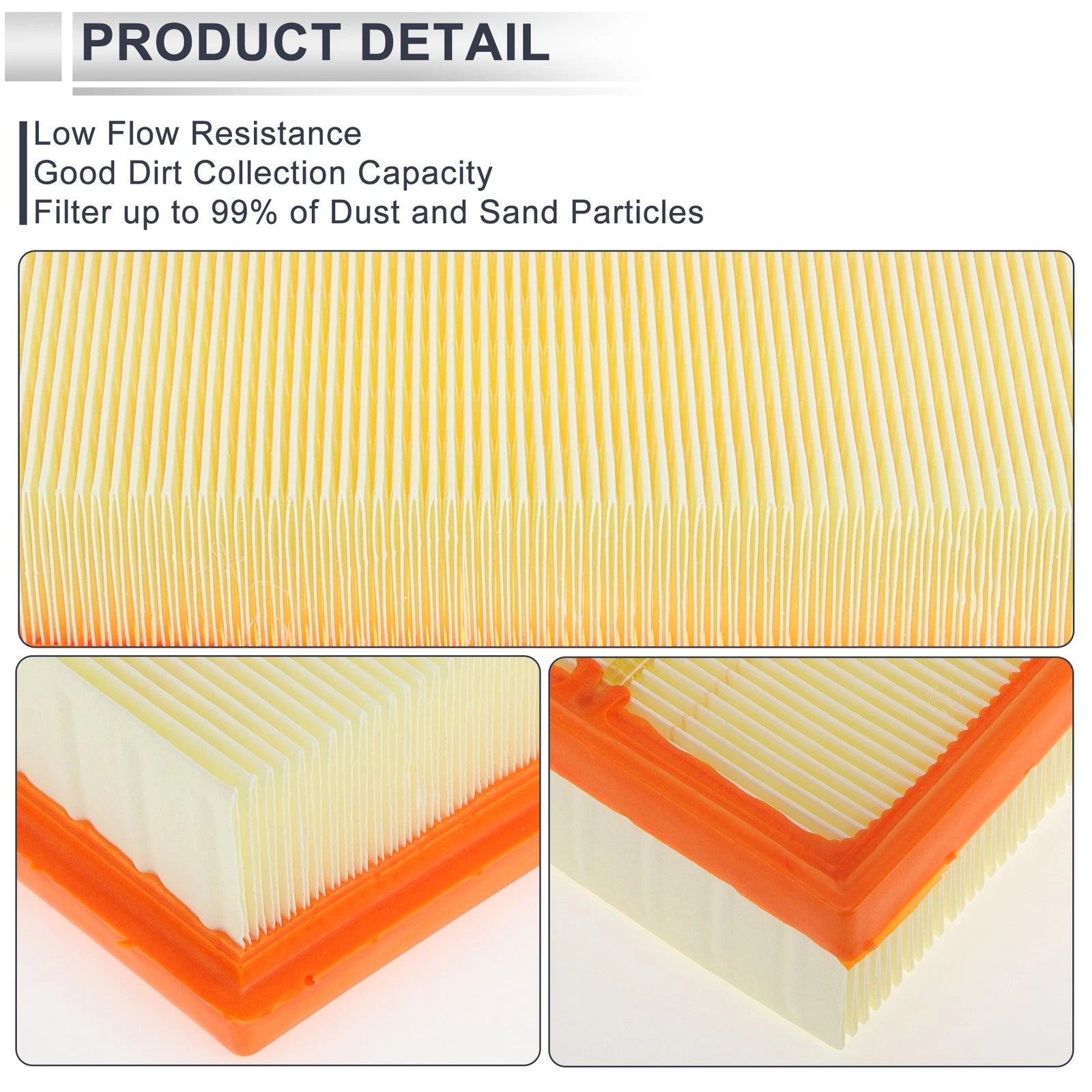 Car Engine Air Filter for Mercedes-Benz E350 (2006–2009) No.1120940604/1120940004