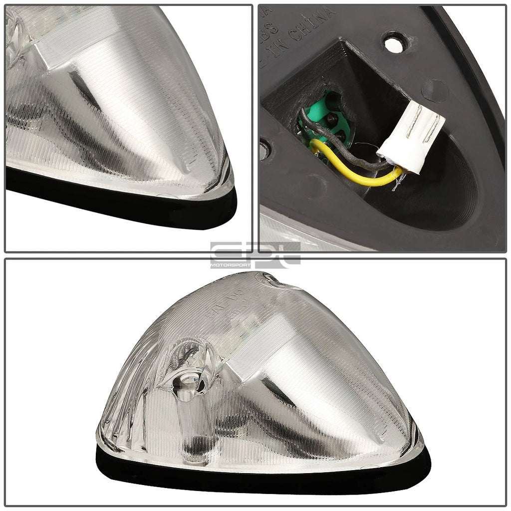 5Pcs Chrome Housing Blue LED Cab Roof Running Light for Dodge Ram (1994–1998)