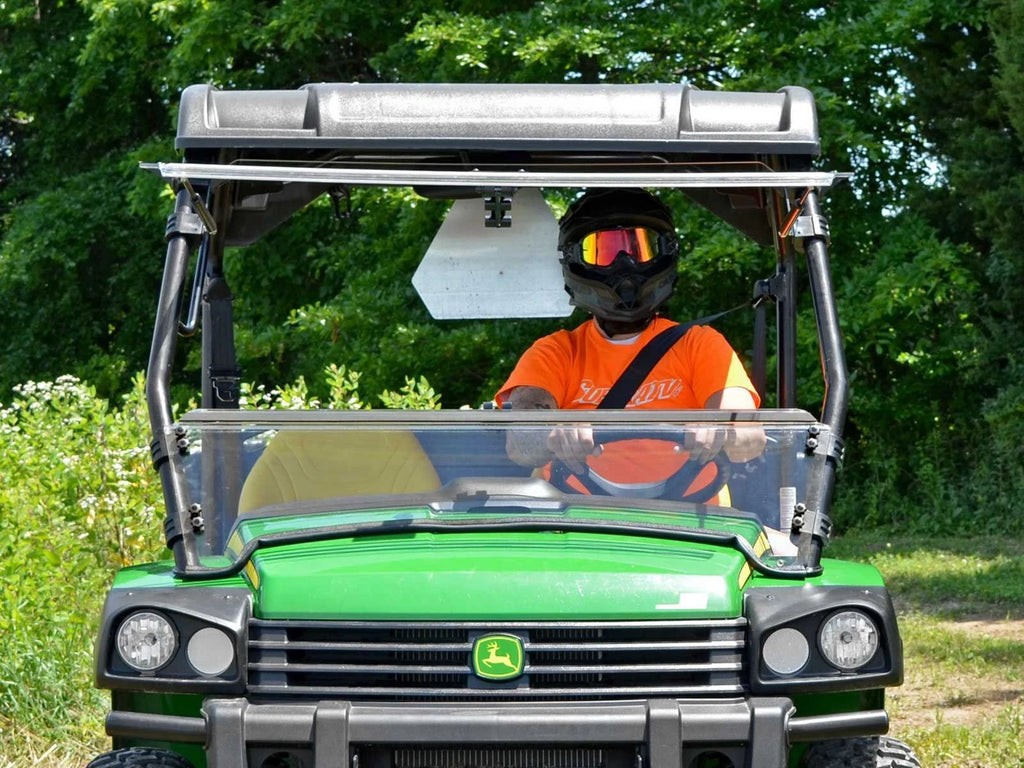 Scratch Resistant Flip Windshield for John Deere Gator (See Fitment)