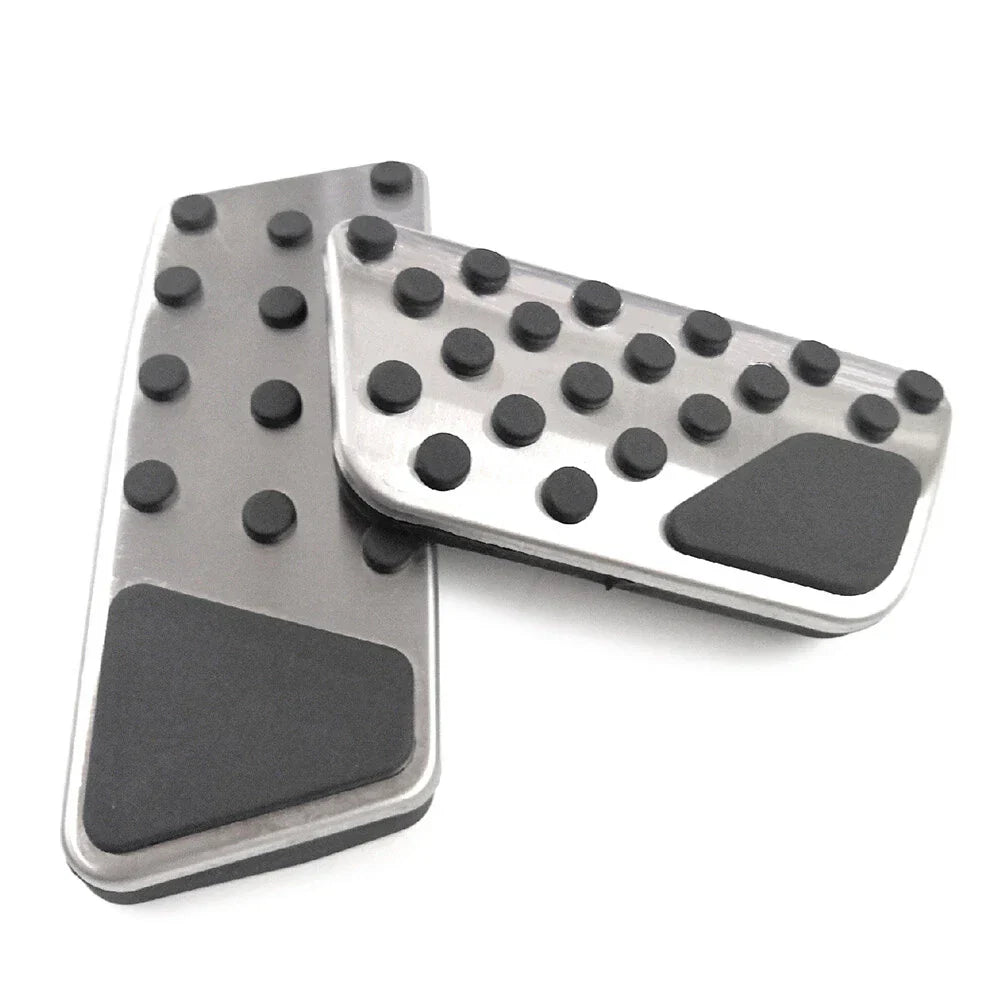 Stainless Steel Gas Brake Pedal Covers for Jeep Wrangler (2007-2017)
