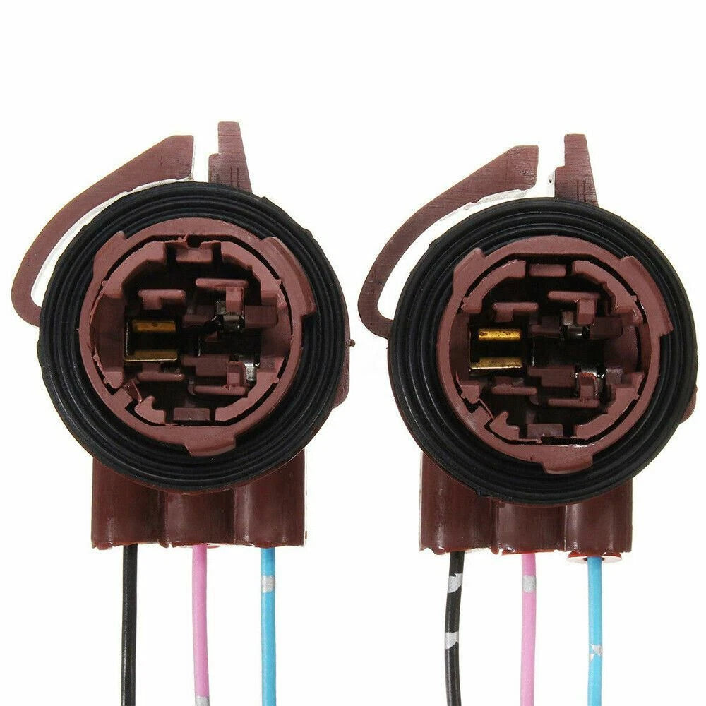 Turn Signal Light Bulb Socket Harness Wire Plug Connectors for 3157/4157 (2003-2007)