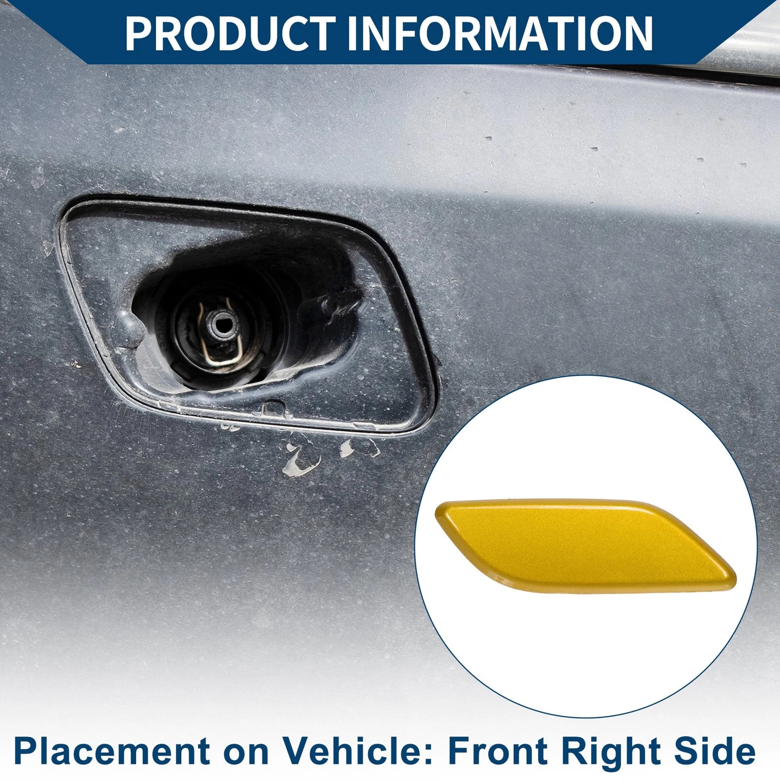 Front Right Washer Nozzle Cover Cap for Honda Accord VIII (2003–2008)