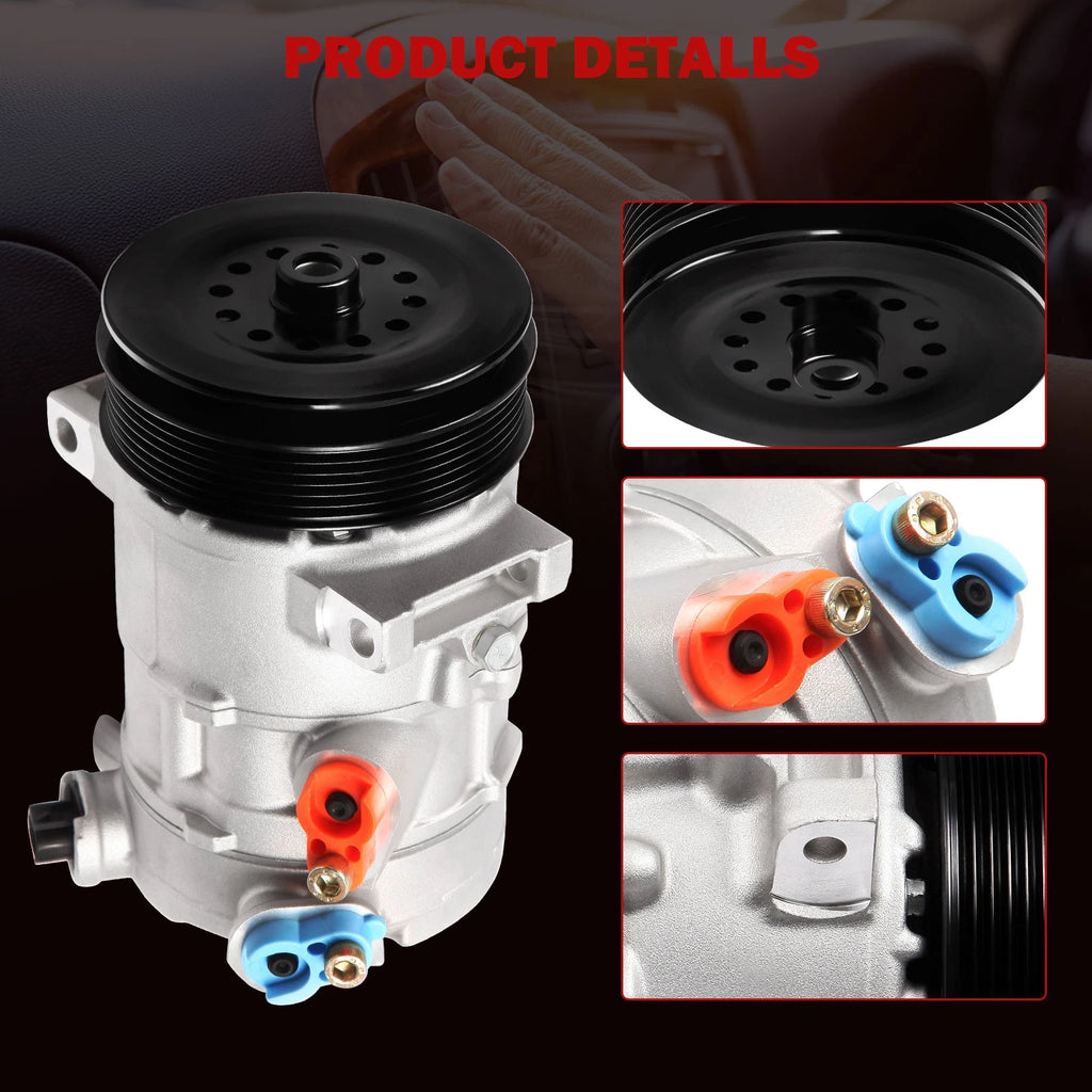 A/C Compressor for Dodge Avenger, Journey, Chrysler Sebring (2007-2014)