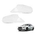 Pair Front Headlight Lens Shell Cover for Infiniti Q50 (2014) IN2502157