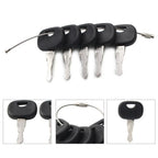 5 x Ignition Starter Keys for Liebherr & John Deere Heavy Equipment