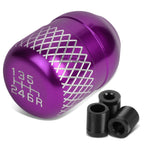 6-Speed Manual Transmission Shift Knob for JDM Vehicles - Purple