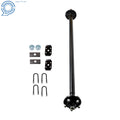 2000lbs Axle for Boat Utility Trailer (58" Hub Face, 5 Lug)