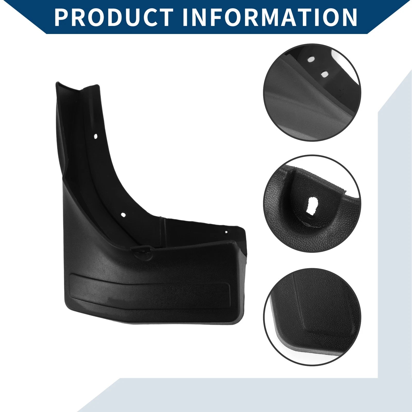 Set of 2 Mud Flaps Splash Guards for Mercedes-Benz GL/GLS (2015–2019)