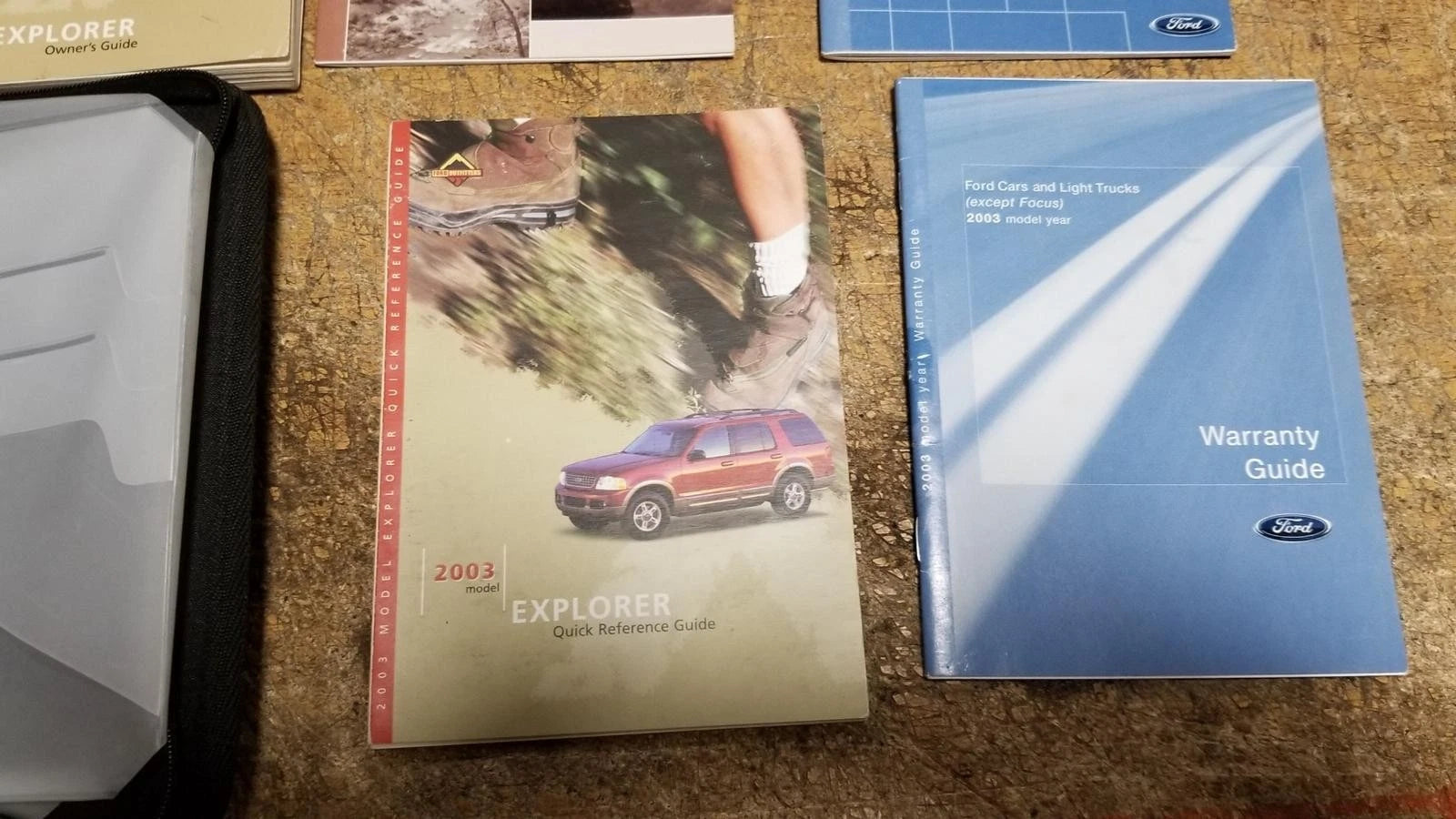 Owner Manual Set with Case for Ford Explorer (2003) OEM