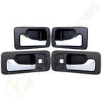 Set of 2 Black Interior Door Handles for Honda Accord 1990–1993 4 Door Sedan