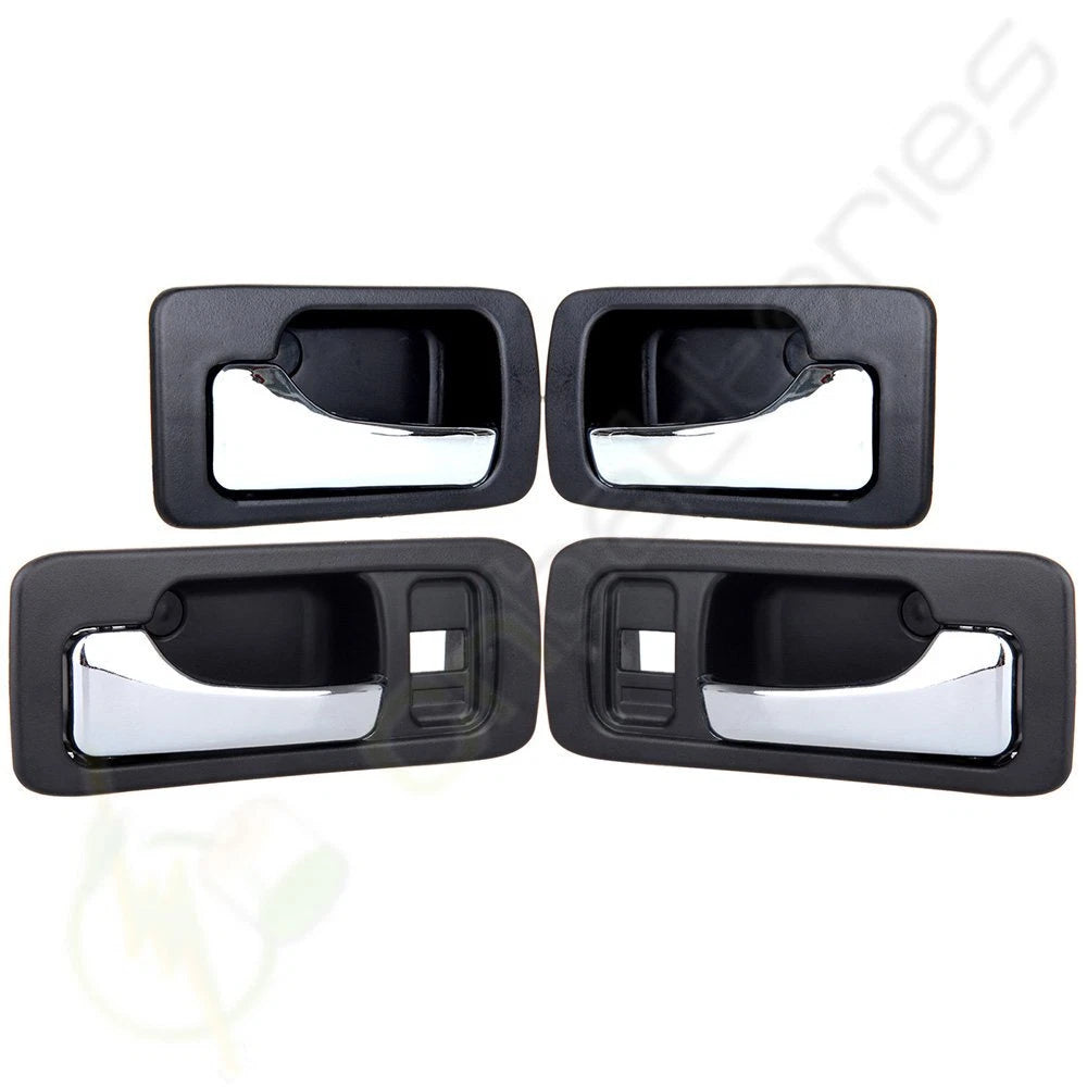 Set of 2 Black Interior Door Handles for Honda Accord 1990–1993 4 Door Sedan