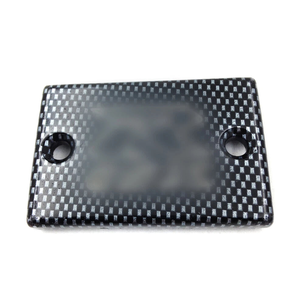 Carbon Fiber Rear Brake Fluid Reservoir Cap for Suzuki GSXR 600 750 (1992–2005)