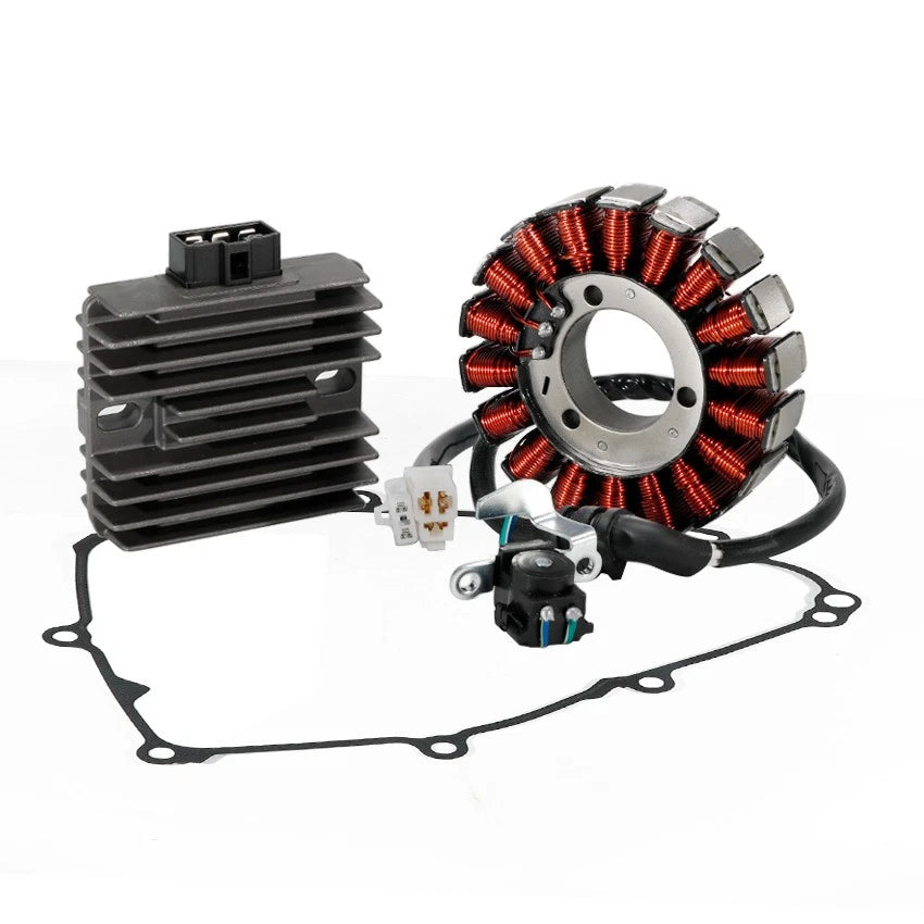 Stator Coil + Regulator Rectifier + Gasket for Honda YZF R25/R3 (2015–2018)