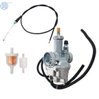 Carburetor and Throttle Cable for Kawasaki Bayou 220 250 (1988–2011)