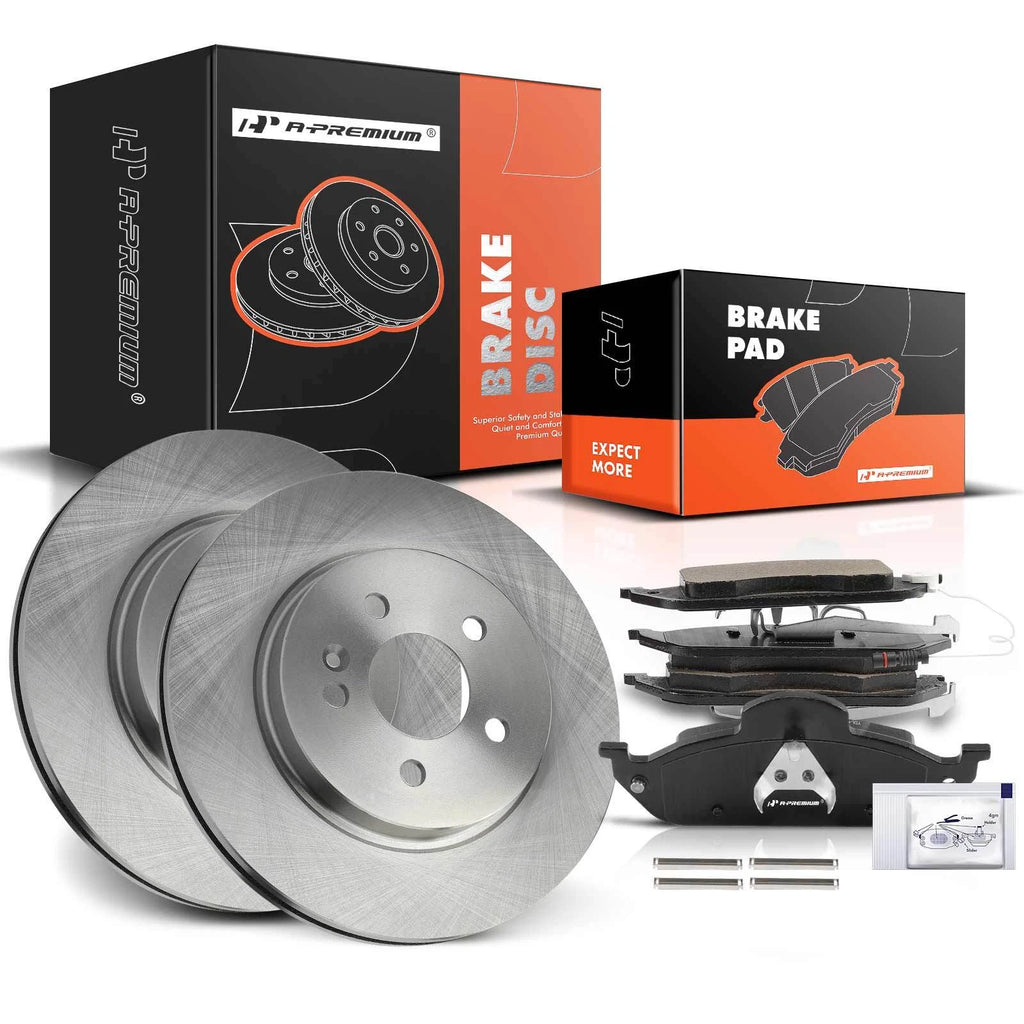 Front Disc Brake Rotors & Ceramic Pads for Mercedes-Benz ML320 (1998–2003)