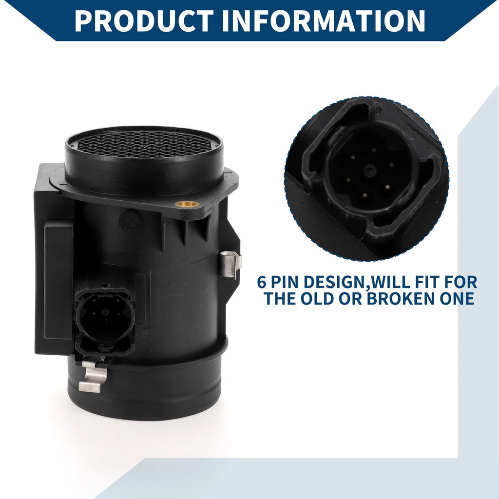 Mass Air Flow Sensor Assembly for BMW 5 E39 525 tds (1996–2003) 13622246084