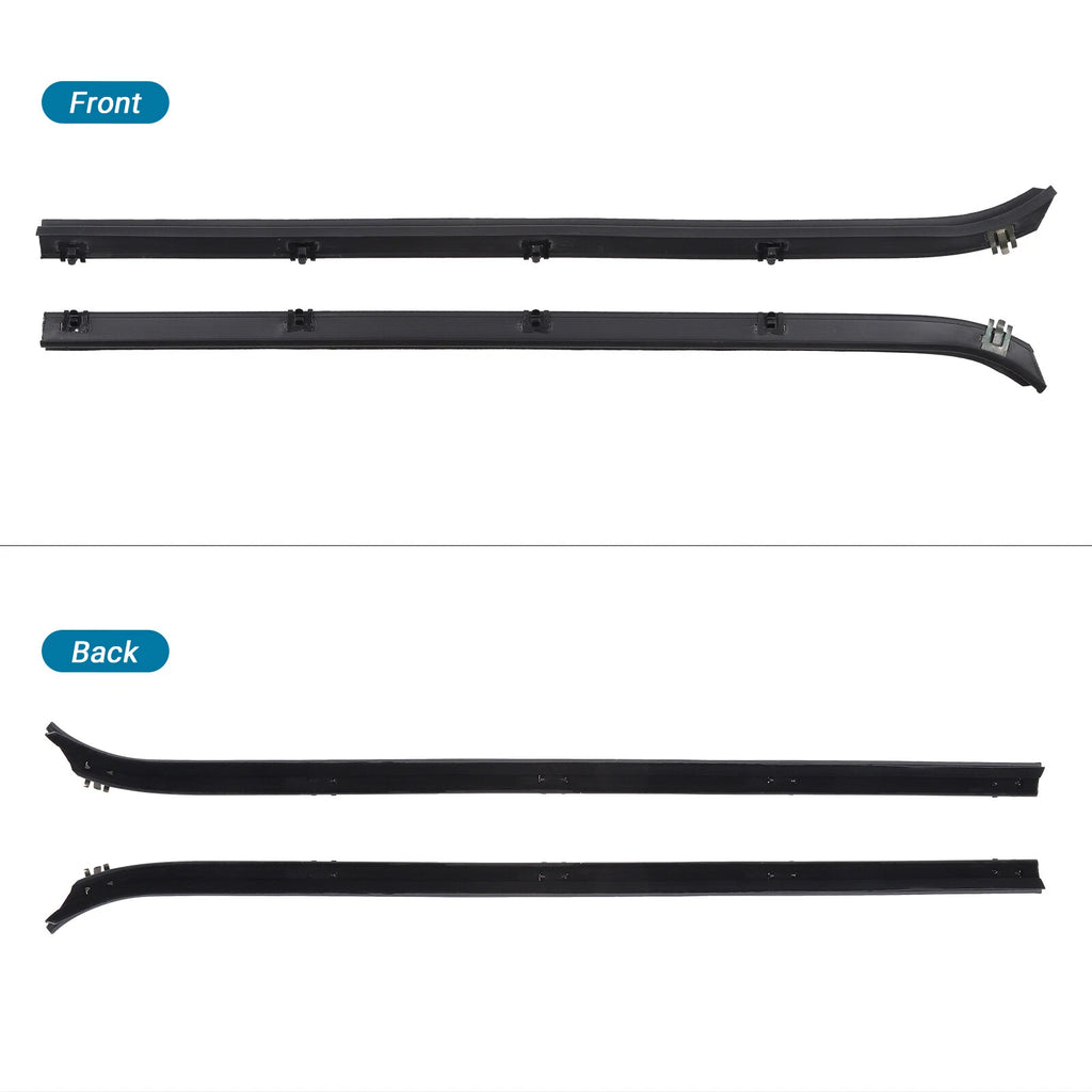 Set of 4 Door Window Weatherstrip Seals for Dodge Truck D/W (1980–1993)