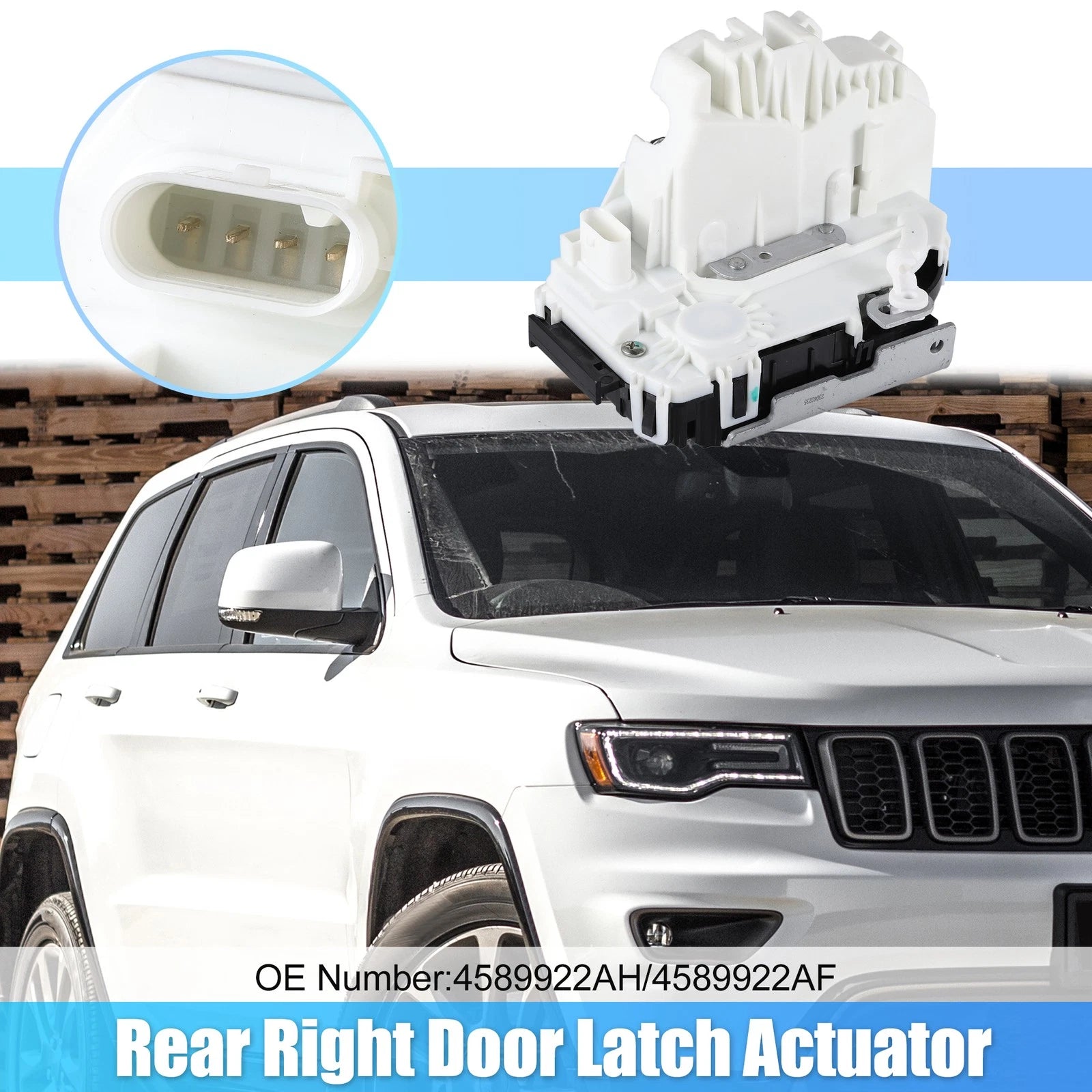 Rear Right Power Door Lock Actuator for Dodge Durango, Jeep (No. 4589922AH)