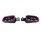 Rear Foot Peg Footrest for Harley Electra Glide Classic (Black, Purple)