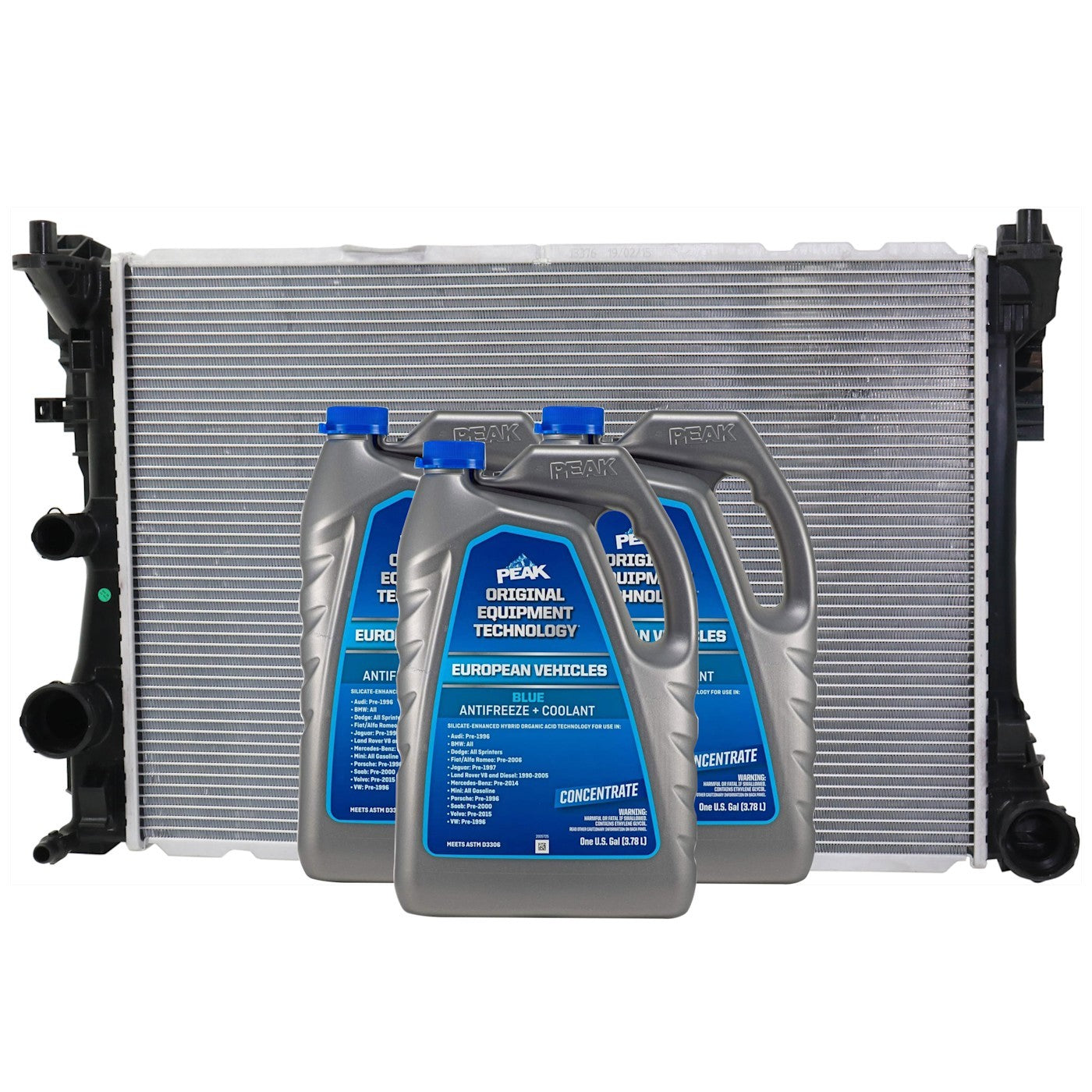 Set of 2 Radiators for Mercedes-Benz SLK350 (2012–2013)