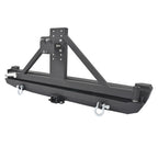 Rear Bumper & Adjustable Tire Carrier for Jeep Cherokee XJ (1984–2001)